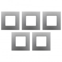 Lot De 5 Plaques De Finition Métal Anodisé - Clarys
