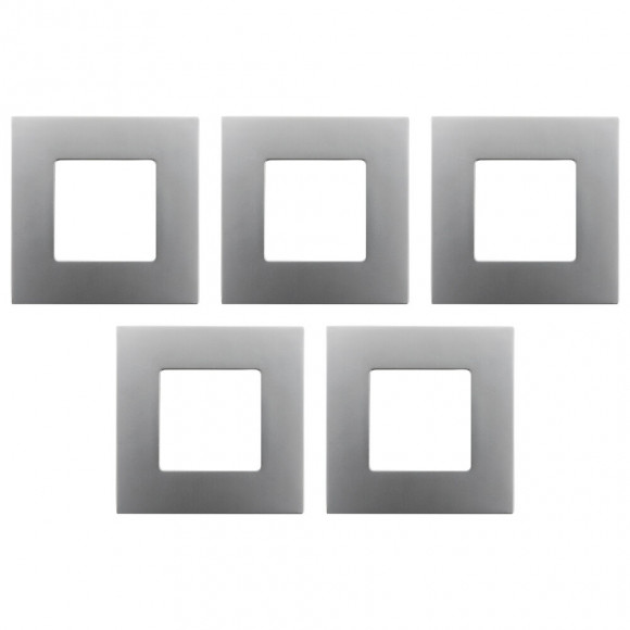Lot De 5 Plaques De Finition Métal Anodisé - Clarys