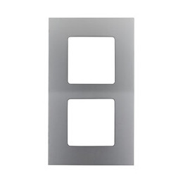 Plaque De Finition Double Verticale Métal - Clarys