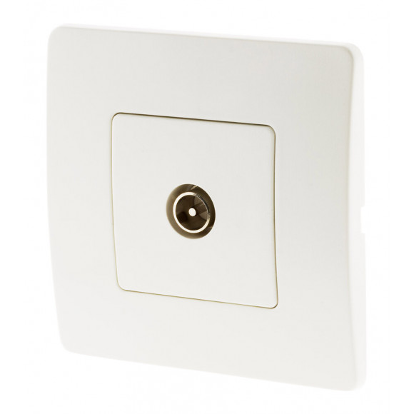 Prise Tv Ø9.52 Mâle Blanc - Venus