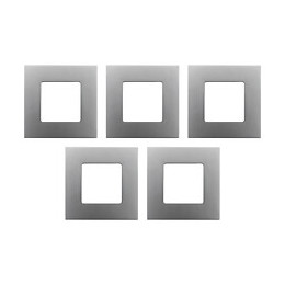 Lot De 5 Plaques De Finition Métal Anodisé - Clarys