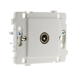 Prise Tv Ø9,52 Nu Blanc - Clarys