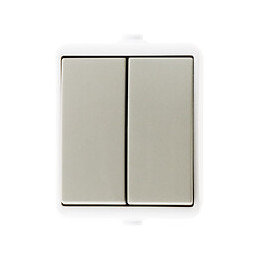 Va-et-vient Double Ip54 - Gris Clair