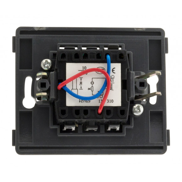 Bouton Poussoir À Voyant Bornes Auto - Composable -noir - Venus