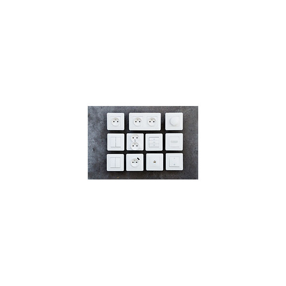 Prise 2p+t 16a Simple Blanc - Artezo