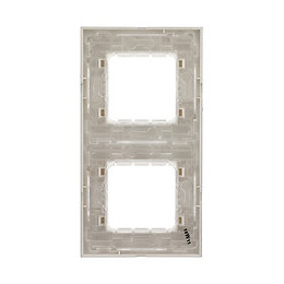 Plaque Métal Double + 2 Supports Transp. + Griffes - Simplea