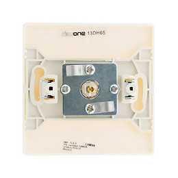 Prise Tv Ø9,52 Vis + Griffes Blanc - Diwone