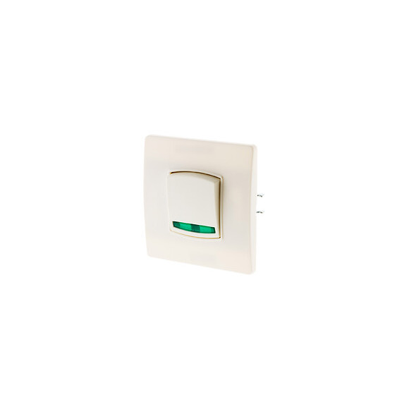 Va & Vient Voyant Borne-auto Vis+griffes Blanc - Diwone