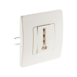 Prise Téléphone 8 Plots Blanc - Venus