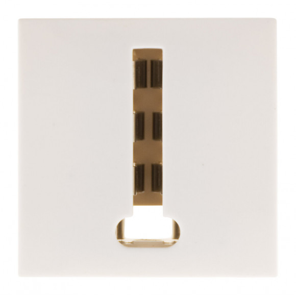 Prise Tel. 8 Plots - Moteur Seul - Blanc - Simplea