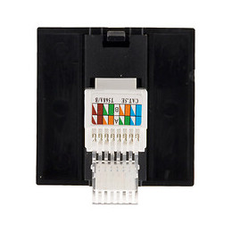 Prise Tel. Rj 45 Cat.5 - Moteur Seul - Noir - Simplea