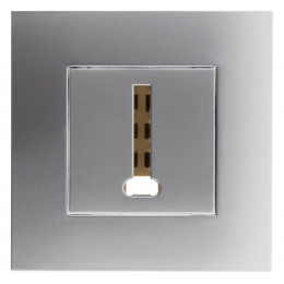 Prise Tel. 8 Plots Prêt À Poser - Silver - Simplea