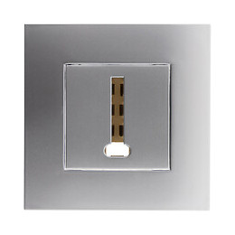 Prise Tel. 8 Plots Prêt À Poser - Silver - Simplea