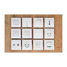 Bouton Poussoir Voyant Borne-auto Vis + Griffes Blanc - Diwone