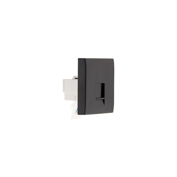 Prise Tel. Rj 45 Cat.5 - Moteur Seul - Noir - Simplea