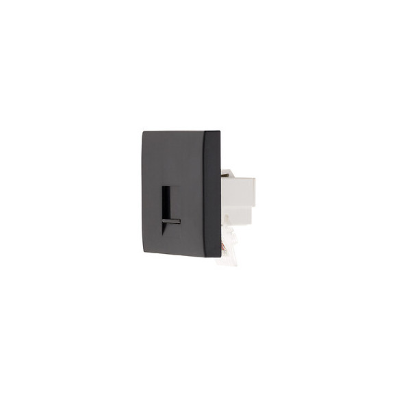Prise Tel. Rj 45 Cat.5 - Moteur Seul - Noir - Simplea