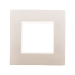 Plaque Blanc Simple Mat + 1 Support Transp. + Griffes - Simplea