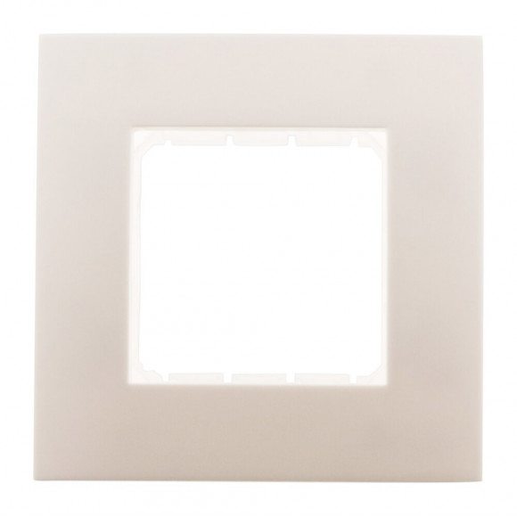 Plaque Blanc Simple Mat + 1 Support Transp. + Griffes - Simplea