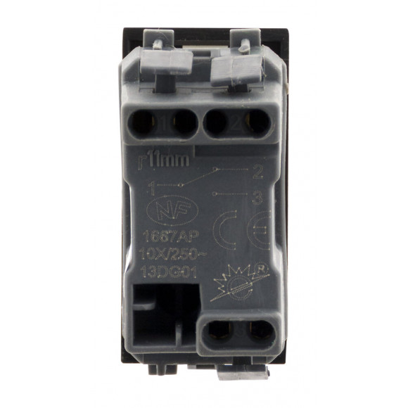 Va Et Vient 1/2 Module - Moteur Seul - Noir - Simplea