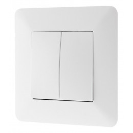 Interrupteur Va-et-vient Double 10a Blanc - Artezo