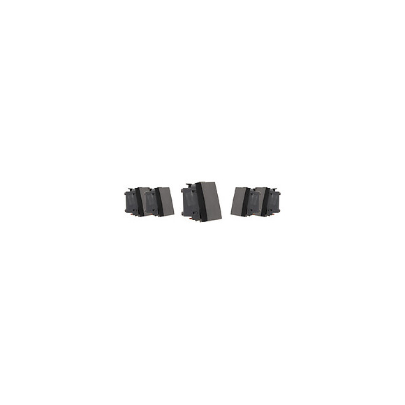 Lot De 5 Boutons Poussoirs - Moteur Seul - Noir - Simplea