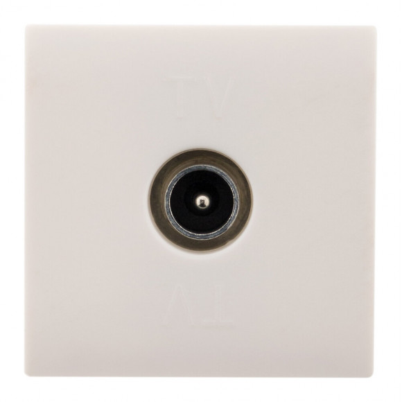 Prise Tv - Moteur Seul - Blanc - Simplea