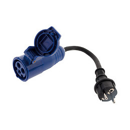 Adaptateur Caravane Femelle Cee17 En Mâle 16a - Zenitech