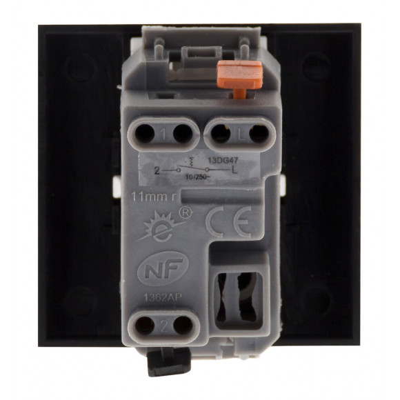 Bouton Poussoir - Moteur Seul - Noir - Simplea