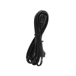 Cordon Alimentation Pour Radio Ou Rasoir 2x 0,75a-2p- 2,5a- 500 W - Zenitech