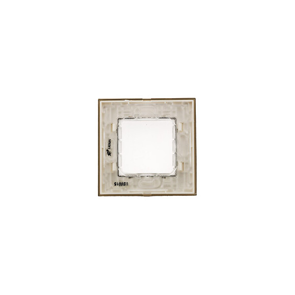 Plaque Crystal + 1 Support Transp. - Couleur Beige - Simplea