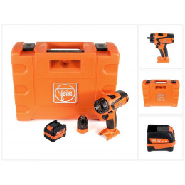 Fein Ascm 12 Q Select Perceuse-visseuse À Chocs Sans Fil 12v 40nm Brushless + 1x Batterie 6,0ah + Coffret De Transport - Sans 