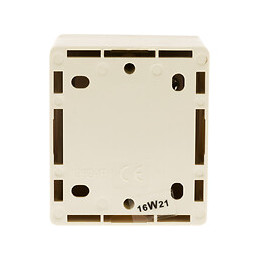 Bouton Poussoir 10a Saillie - Beijing Blanc