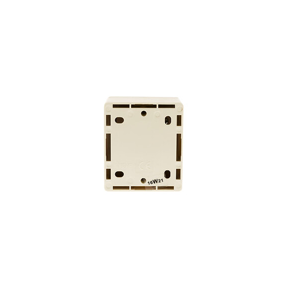 Bouton Poussoir 10a Saillie - Beijing Blanc