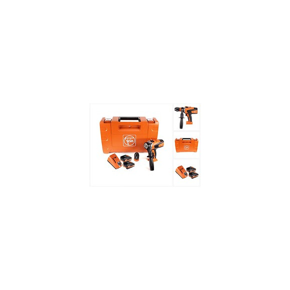 Fein Ascm 18 Qm Perceuse-visseuse Sans Fil - 4 Vitesses 18v 90nm ( 71161164000 ) Set + Coffret De Transport + 2x Batteries 3,0 