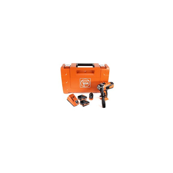 Fein Ascm 18 Qm Perceuse-visseuse Sans Fil - 4 Vitesses 18v 90nm ( 71161164000 ) Set + Coffret De Transport + 2x Batteries 3,0 