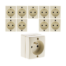 Lot De 10 Prises 2p+t 16a Saillie Béjing - Beijing