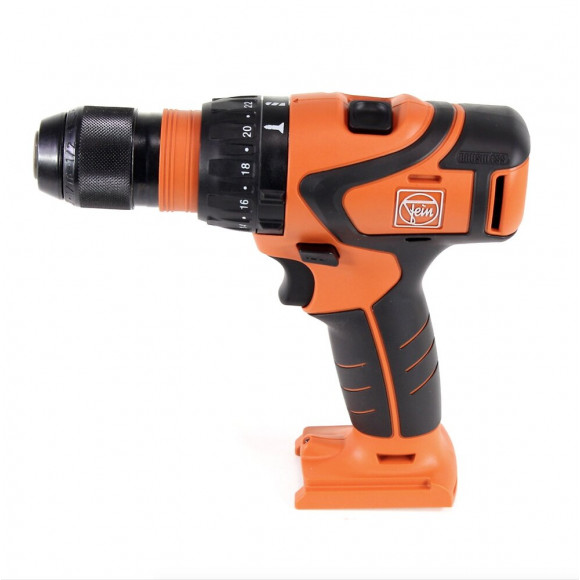 Fein Abs 18 Q Select Brushless Li-ion Perceuse-visseuse Sans Fil Avec Mandrin Quickin + Boîtier De Transport Sans Batterie, Ni