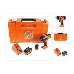 Fein Abs 18 Q Perceuse-visseuse Sans Fil 18v 60nm Interface Quickin ( 71132264000 ) + Coffret De Transport + 1 X Batterie High 