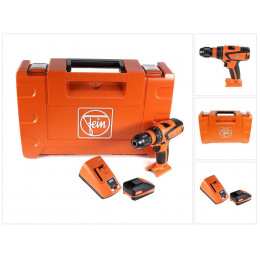 Fein Ascm 18 Qsw Perceuse Visseuse Sans Fil 4-vitesses 18v 40nm ( 71161264000 ) Set + Coffret De Transport + 1x Batterie 3,0 Ah