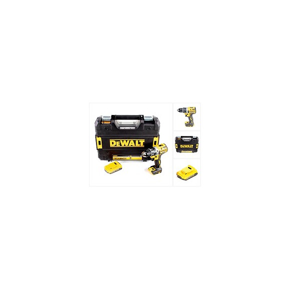 Dewalt Dcd 791 Nt 18v Perceuse-visseuse Sans Fil 70nm + 1x Batterie 2,0 Ah + Coffret De Transport Tstak - Sans Chargeur