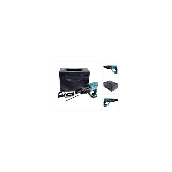 Makita Dhr 202 Zx Perforateur Burineur Sans Fil 18v 2.0j Sds Plus Solo + Makbox - Sans Batterie, Sans Chargeur