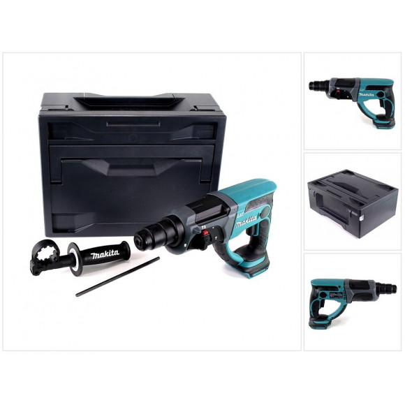 Makita Dhr 202 Zx Perforateur Burineur Sans Fil 18v 2.0j Sds Plus Solo + Makbox - Sans Batterie, Sans Chargeur