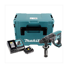 Makita Dhr 202 Y1j-d 18 V Perforateur Burineur Sds-plus Avec Boîtier Makpac + 1x Batterie 2,0 Ah + Chargeur