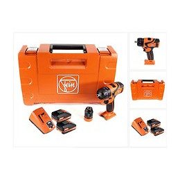 Fein Abs 18 Q Perceuse-visseuse Sans Fil 18v 60nm Interface Quickin ( 71132264000 ) + Coffret De Transport + 2x Batteries 3,0 A