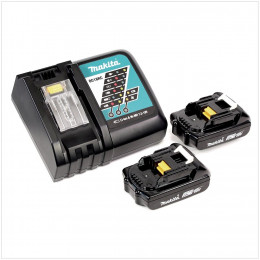 Makita Ddf 483 Ryj 18 V Perceuse Visseuse Sans Fil Avec Boîtier Makpac + 2x Batteries Bl 1820 2,0 Ah + Chargeur Dc18rc