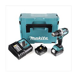Makita Ddf 484 Rfj 18 V Perceuse Visseuse Sans Fil Brushless 54 Nm Avec Boîtier Makpac + 2x Batteries Bl1830 3,0 Ah + Chargeur