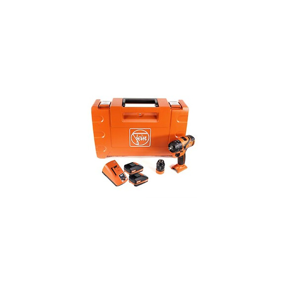 Fein Abs 18 Q Perceuse-visseuse Sans Fil 18v 60nm Interface Quickin ( 71132264000 ) + Coffret De Transport + 2x Batteries 3,0 A