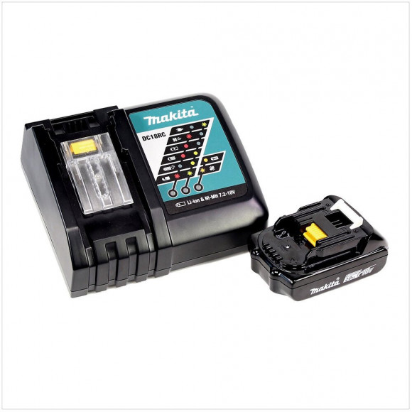 Makita Dhr 202 Y1j-d 18 V Perforateur Burineur Sds-plus Avec Boîtier Makpac + 1x Batterie 2,0 Ah + Chargeur