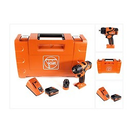 Fein Abs 18 Q Perceuse-visseuse Sans Fil 18v 60nm Interface Quickin ( 71132264000 ) + Coffret De Transport + 1 X Batterie 3,0 A