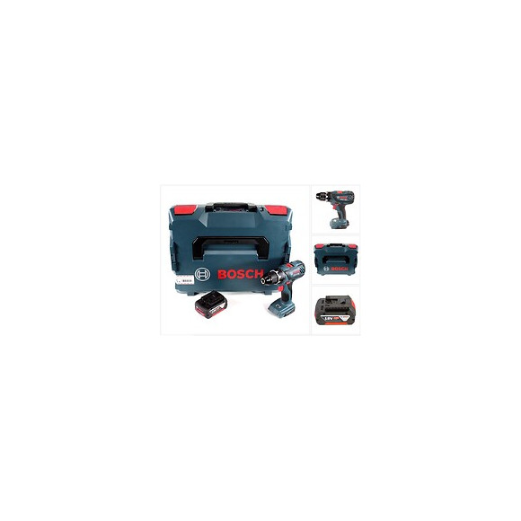 Bosch Gsr 18v-28 Perceuse-visseuse Sans Fil 18v 1/2" 13mm + Coffret De Transport L-boxx + 1 X Batterie 5 Ah - Sans Chargeur